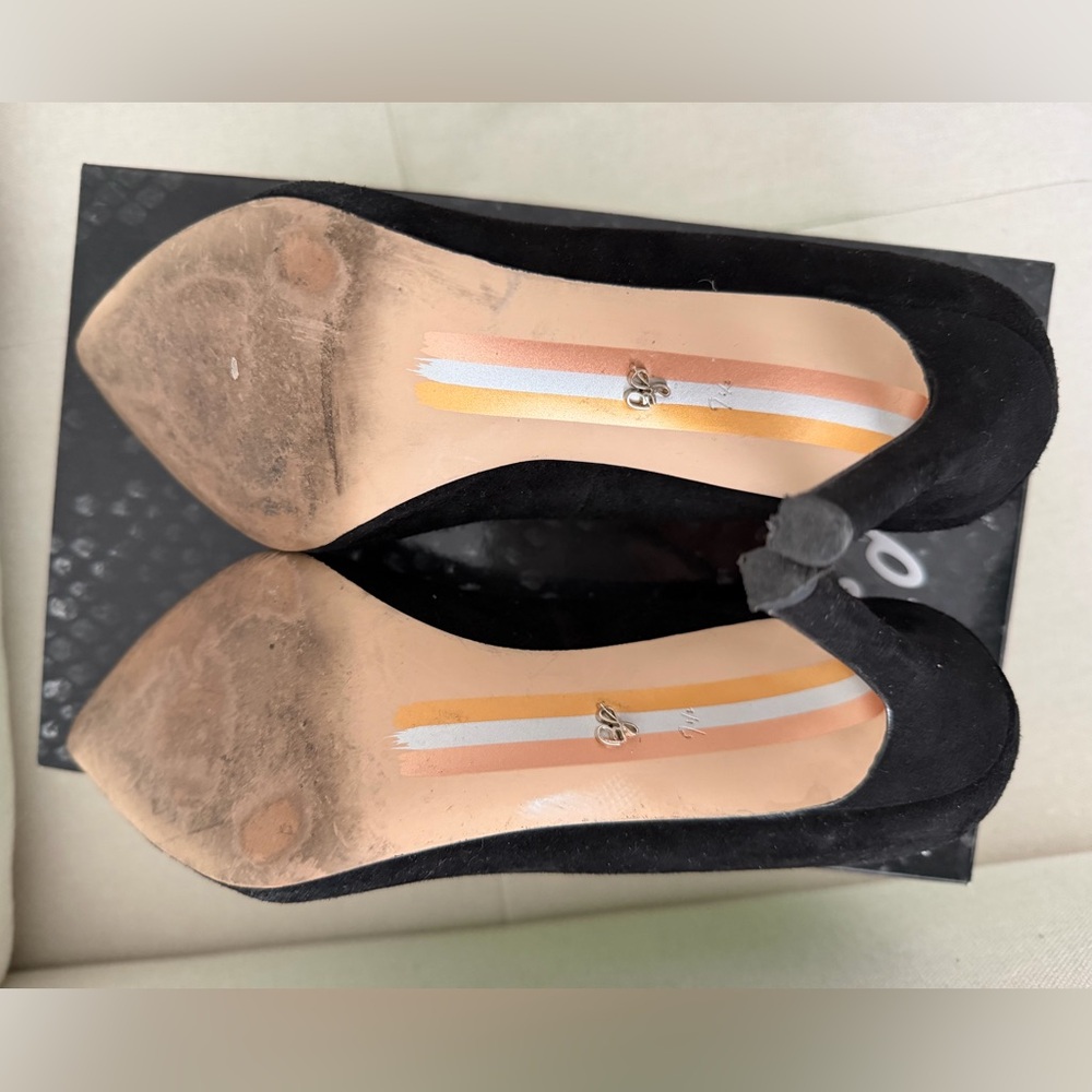 Sam Edelman Hazel Pumps Excellent Condition! Black 7.5 - Picture 6 of 7